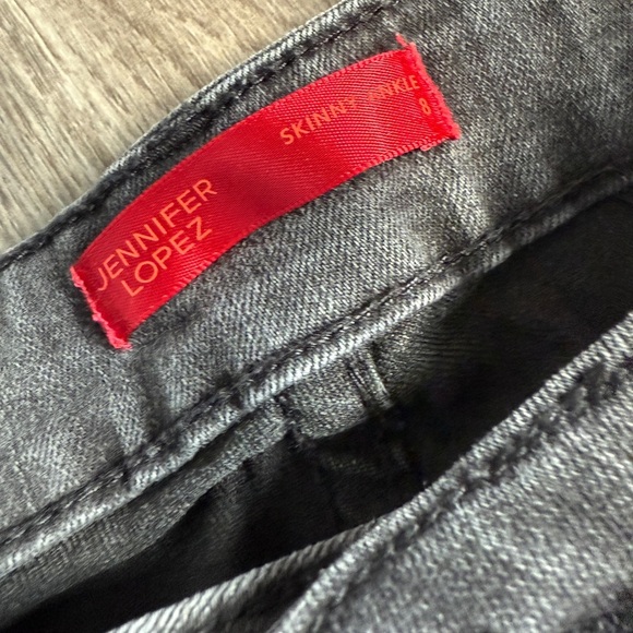 High Waisted Distressed Jeans Bundle - Light Wash & Gray Wash Denim - Picture 14 of 14